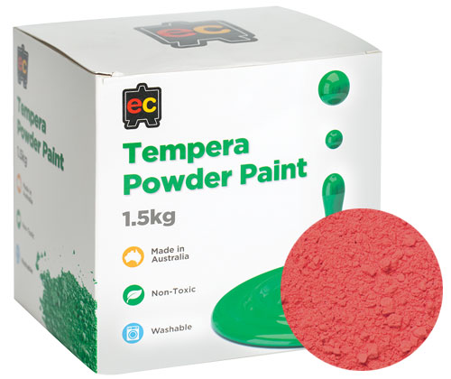 Tempera Powder 1.5Kg Brilliant Red